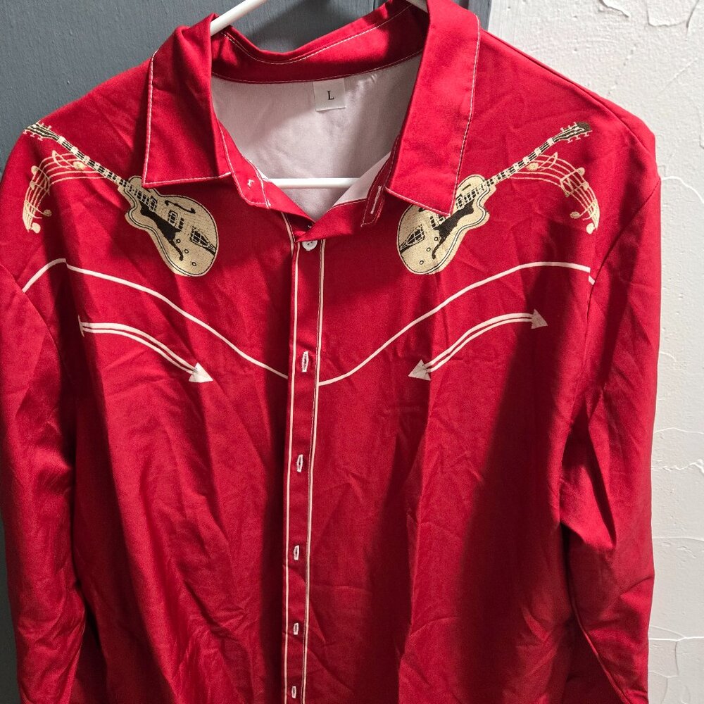 Rockabilly style shirt size large